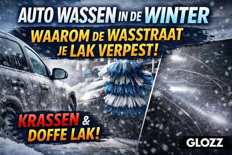 Auto Wassen in de Winter: Waarom de Wasstraat je Lak Verpest | GLOZZ